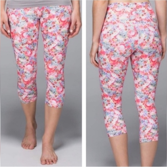Lululemon Wunder Under Flowabunga Cropped Leggings - Picture 10 of 10